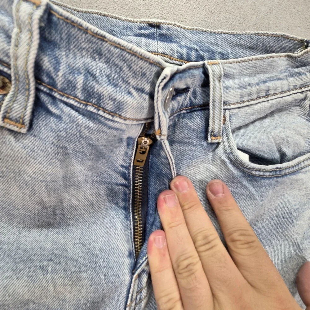 Levis 512 Jeans‎ Mens Selvedge Blue Light Wash Slim Tapered Fits 26x27